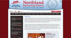 Desktop Screenshot of northlandchorus.com